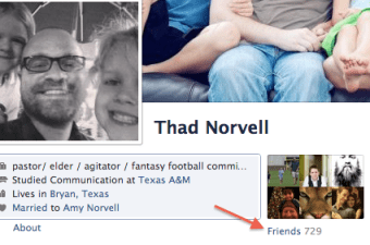 Look how popular the facebook lets me pretend to be!